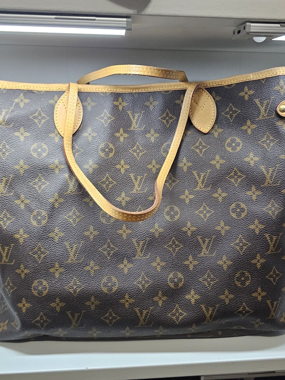 Louis Vuitton Neverfull GM Monogram Canvas Tote Bag in Brown